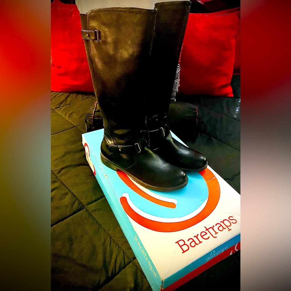 BareTraps Black Knee High Boots